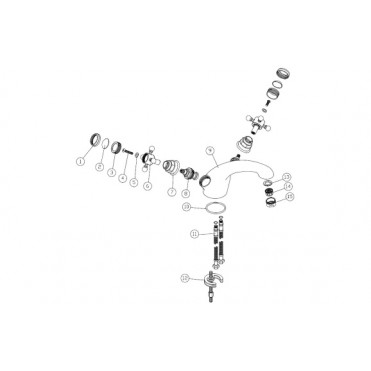 Tadlow Basin Mixer & Pop Up Waste - Brushed Brass