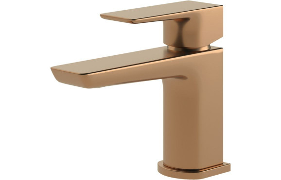 Berio Basin Mixer & Waste - Brushed Bronze
