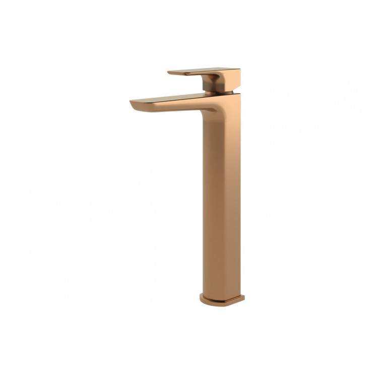 Berio Tall Basin Mixer - Brushed Bronze Bathroom Taps