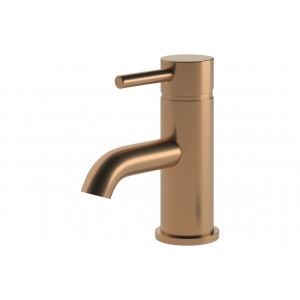 Pescara Basin Mixer & Waste - Brushed Bronze