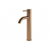 Pescara Tall Basin Mixer - Brushed Bronze