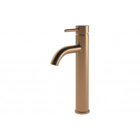 Pescara Tall Basin Mixer - Brushed Bronze