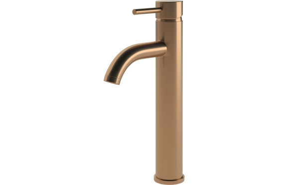 Pescara Tall Basin Mixer - Brushed Bronze
