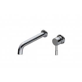 Pescara 220mm Wall Mounted Basin Mixer - Chrome