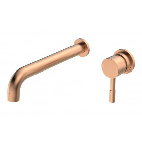 Pescara 220mm Wall Mounted Basin Mixer - Brushed Bronze Pescara 220mm Wall Mounted Basin Mixer - Brushed Bronze