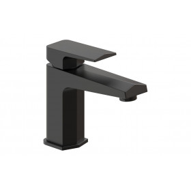 Roda Basin Mixer & Waste - Matt Black
