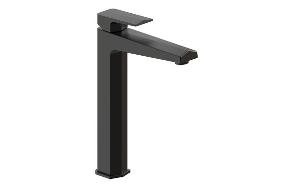 Roda Tall Basin Mixer - Matt Black