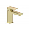 Roda Basin Mixer & Waste - Brushed Brass