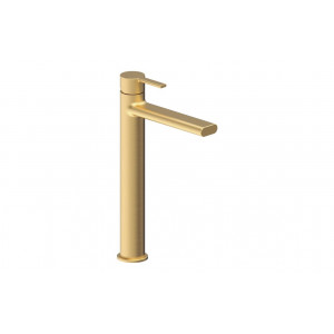 Evola Tall Basin Mixer - Brushed Brass