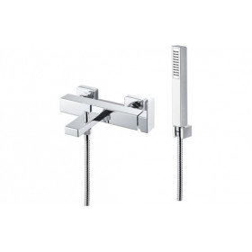 Vema Lys Wall Mounted Bath/Shower Mixer - Chrome