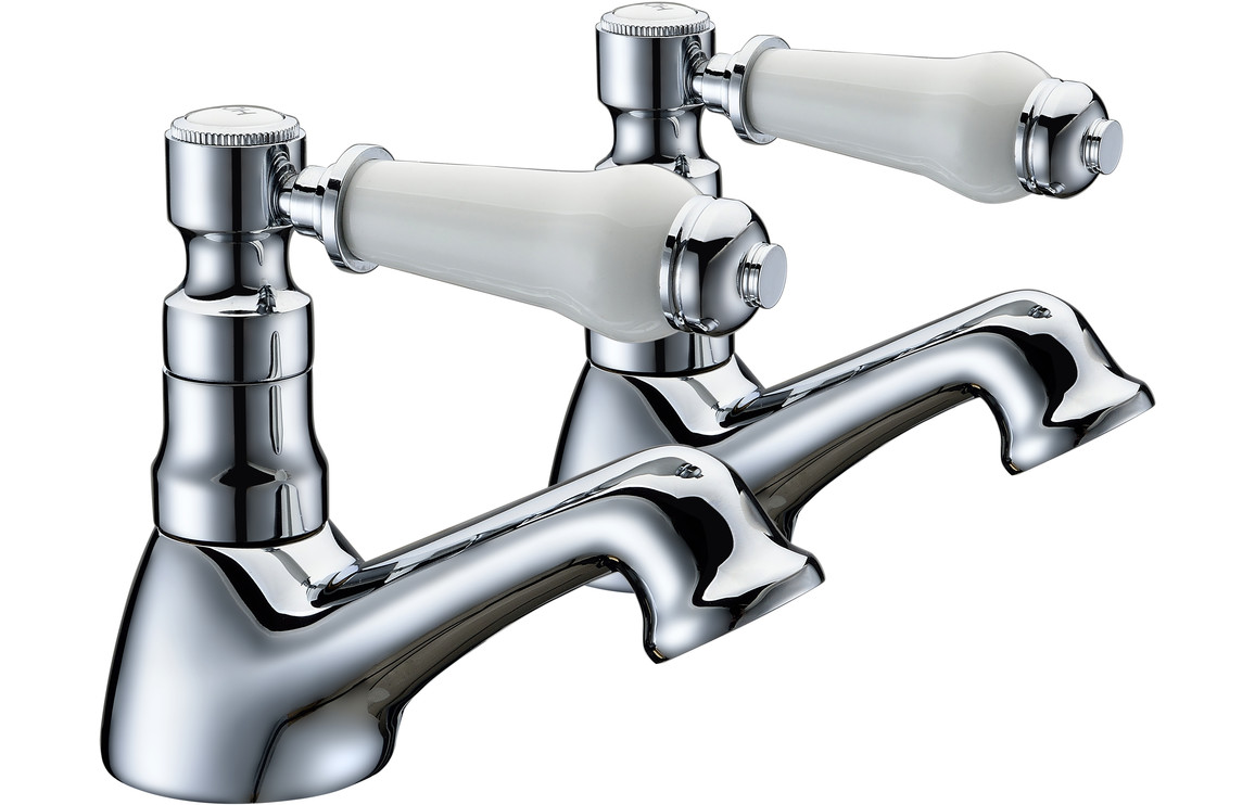 Millom Basin Pillar Taps - Chrome Millom Basin Pillar Taps - Chrome