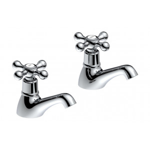 Salton Basin Pillar Taps - Chrome