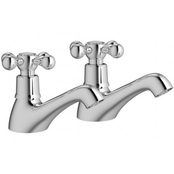 Salton Basin Pillar Taps - Chrome Salton Basin Pillar Taps - Chrome