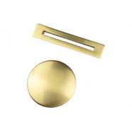 Floor Standing Bath Overflow & Waste Cover - Brushed Brass Floor Standing Bath Overflow & Waste Cover - Brushed Brass