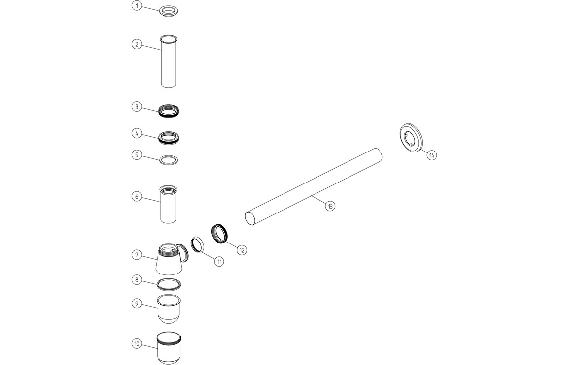 Bottle Trap - Chrome Bottle Trap - Chrome