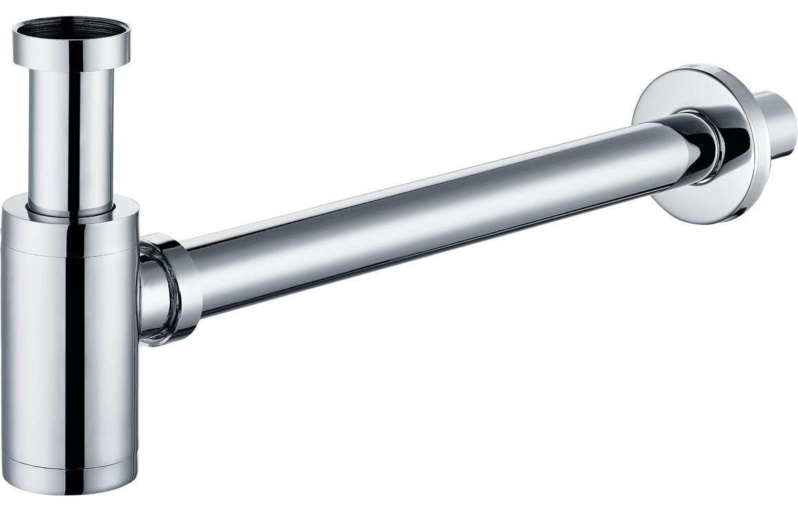 Modern Round Bottle Trap - Chrome Modern Round Bottle Trap - Chrome