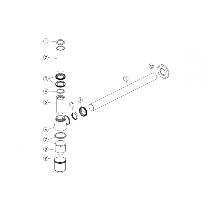Bottle Trap - Brushed Brass