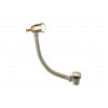 Bath Overflow Filler w/Integrated Valve - Brushed Brass