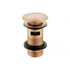 Slotted Mushroom Basin Waste (1 1/4") - Brushed Bronze