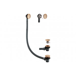 Sprung Bath Waste & Overflow - Brushed Bronze Sprung Bath Waste & Overflow - Brushed Bronze