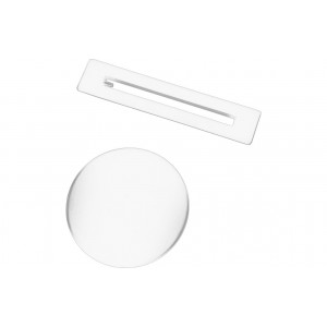 Floor Standing Bath Overflow & Waste Cover - White