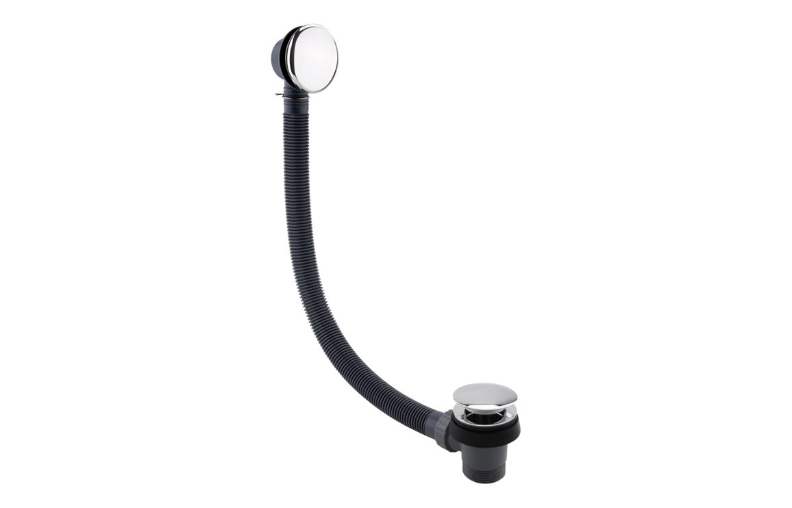 Mushroom Click-Clack Bath Waste - Chrome Mushroom Click-Clack Bath Waste - Chrome