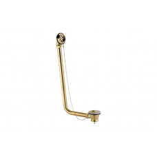 Exposed Bath Plug & Chain Waste - Brushed Brass