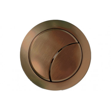 Dual Push Button (Cable) - Brushed Bronze