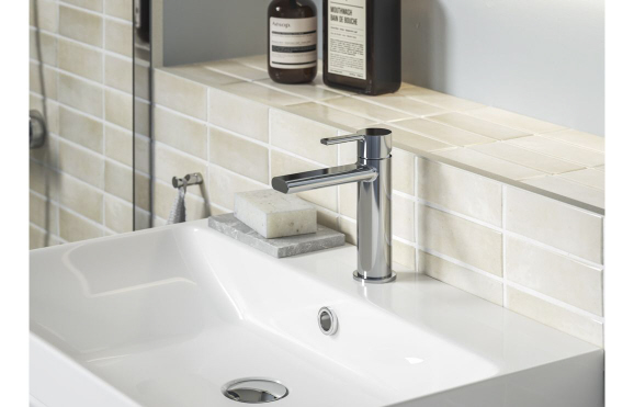 Evola Floor Standing Bath/Shower Mixer - Chrome