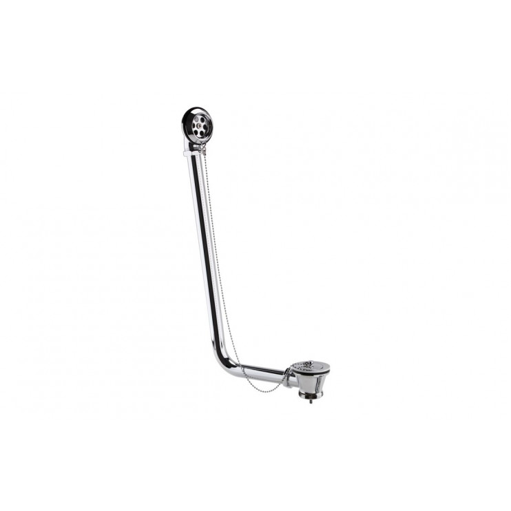 Exposed Bath Plug & Chain Waste - Chrome