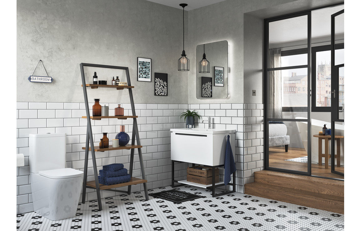 Tilia Rimless Close Coupled Fully Shrouded Comfort Height WC & Soft Close Seat