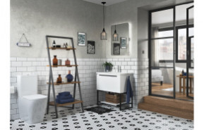 Tilia Rimless Close Coupled Fully Shrouded Comfort Height WC & Soft Close Seat