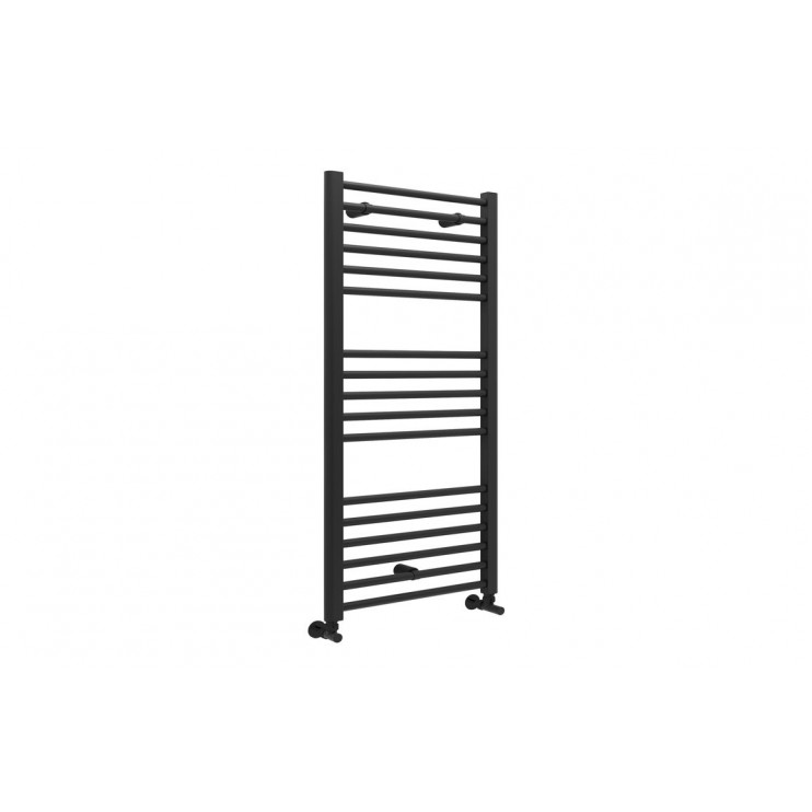 Grada Straight 30mm Ladder Radiator (600x1200x30mm) - Matt Black