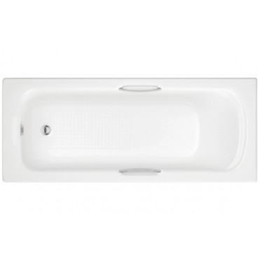 Granada II Single End Twin Grip Textured Base 8mm 1700x700x510mm 2TH Bath