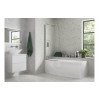 Kismet Space Saving 1700x740x560mm 0TH Bath w/Legs (RH)