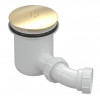 Low Profile Tray Waste Cover - Brushed Brass