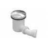 Wastes & Covers DIEA0046 Low Profile Tray Waste & Cover - Chrome