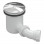 Low Profile Tray Waste & Cover - Chrome
