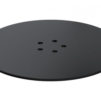 Low Profile Tray Waste Cover - Matt Black