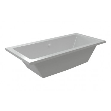 Navarre Square Double End SUPERCAST 1700x700x550mm 0TH Bath w/Legs