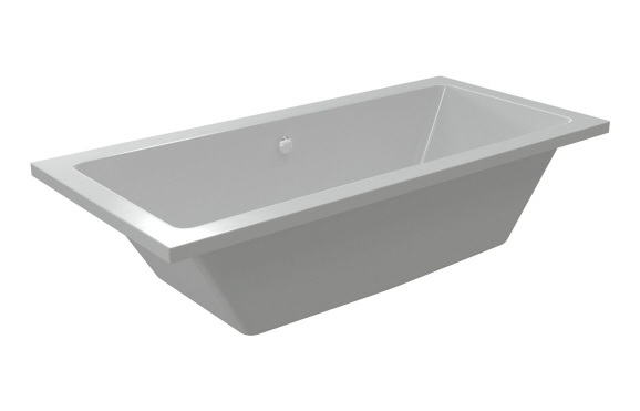 Navarre Square Double End SUPERCAST 1700x700x550mm 0TH Bath w/Legs