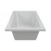 Navarre Square Double End SUPERCAST 1700x700x550mm 0TH Bath w/Legs