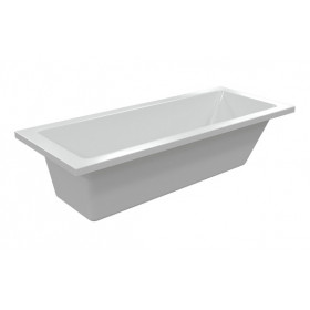 Navarre Square Single End 1500x700x550mm 0TH Bath w/Legs