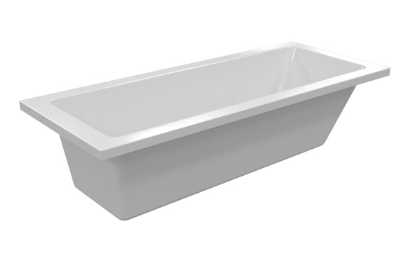 Navarre Square Single End 1700x700x550mm 0TH Bath w/Legs Navarre Square Single End 1700x700x550mm 0TH Bath w/Legs