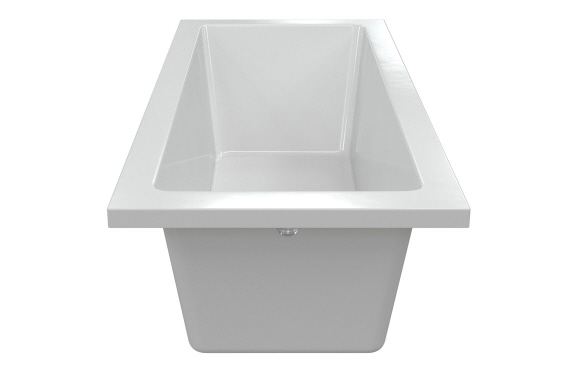 Navarre Square Single End 1700x700x550mm 0TH Bath w/Legs