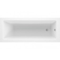Navarre Square Single End SUPERCAST 1700x700x550mm 0TH Bath w/Legs