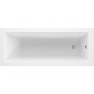 Navarre Square Single End SUPERCAST 1700x750x550mm 0TH Bath w/Legs