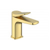 Nancy Basin Mixer & Waste - Brushed Brass Bathroom Taps