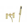 Nancy Bath/Shower Mixer & Bracket - Brushed Brass Nancy Bath/Shower Mixer & Bracket - Brushed Brass Bathroom Taps