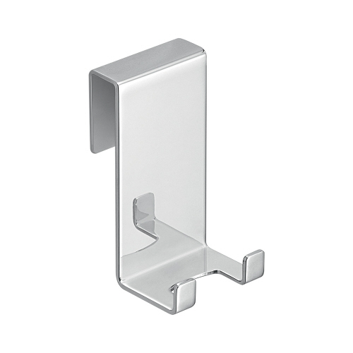 Origins Living Double Hook Over Glass - Chrome S026-13